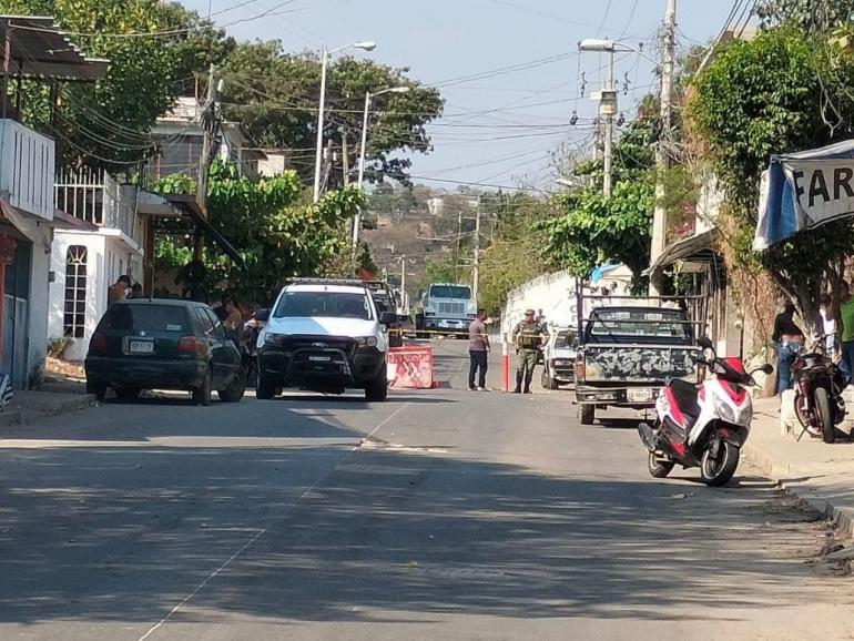 Al lugar arribaron efectivos del Ejército, Policías Municipales y Ministeriales 