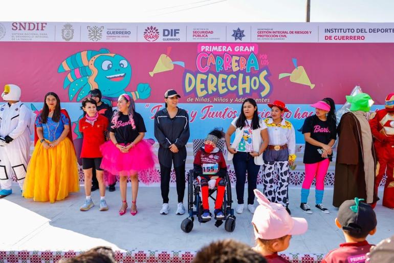 Con una gran participación se realizó la Primera Gran Carrera por los Derechos de las Niñas y Niños