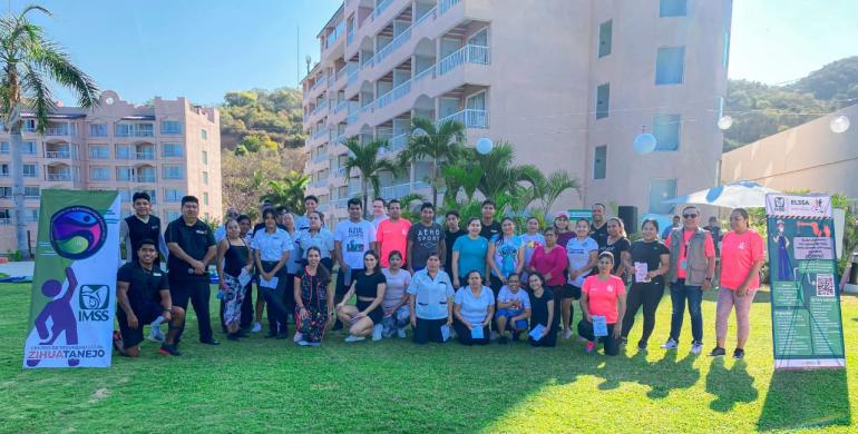 Personal del Centro de Seguridad Social (CSS), en Zihuatanejo, visitó el Hotel Azul Ixtapa