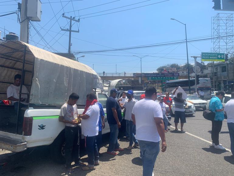 La protesta de los transportistas desquicio el libre transito 