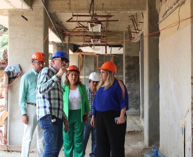 Las autoridades del IMSS recorrieron la obra del edificio de las oficinas administrativas y de la subdelegación Acapulco