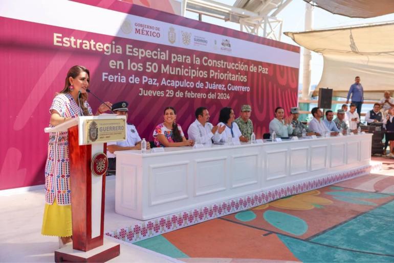 Refrenda Evelyn Salgado su compromiso para seguir contribuyendo a la construcción de paz para transformar Guerrero