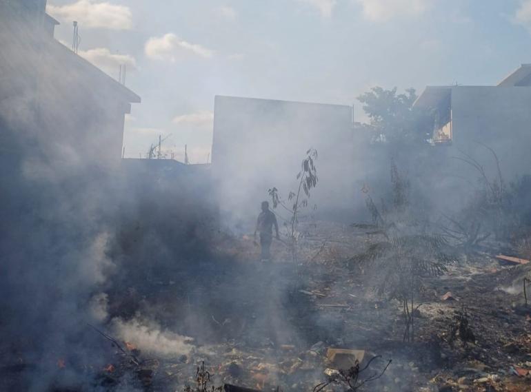 El incendio se suscitó en la colonia “Dragos”, dentro del predio del Parque Nacional El Veladero