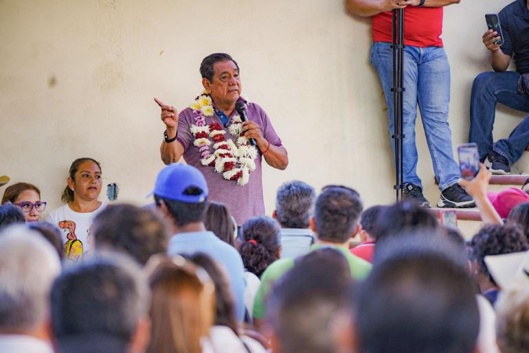 El candidato de Morena hizo un llamado a la unidad, en apoyo a los candidatos