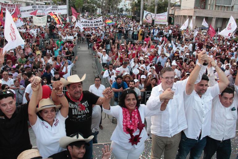 Hizo el llamado a la población a continuar con la Cuarta Transformación en Acapulco