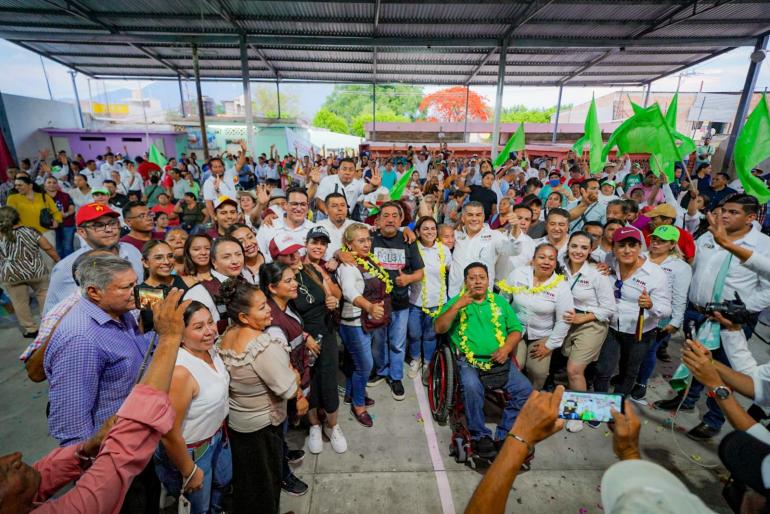 Salgado Macedonio se dijo orgulloso de pertenecer a este movimiento transformador encabezado por el presidente de la República, Andrés Manuel López Obrador