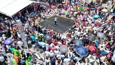  ‘’Nosotros por convicción, por decisión, por historia de lucha, queremos que siga la Cuarta Transformación’’