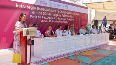 Refrenda Evelyn Salgado su compromiso para seguir contribuyendo a la construcción de paz para transformar Guerrero