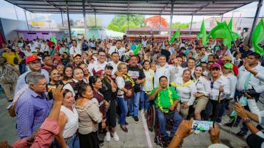 Salgado Macedonio se dijo orgulloso de pertenecer a este movimiento transformador encabezado por el presidente de la República, Andrés Manuel López Obrador