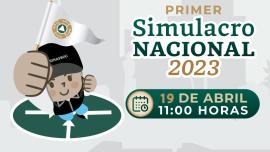 El Simulacro Nacional se llevará a cabo el próximo miércoles 19 de abril