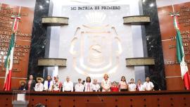 Participan 47 alumnos de escuelas primarias públicas en el XV Parlamento Infantil