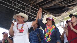 “¡El puente de Cacahuatepec va!”, afirma Abelina López Rodríguez 