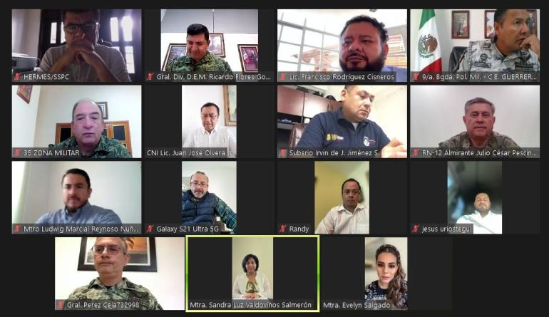 Llama gobernadora Evelyn Salgado a trabaja sin descanso por la seguridad de los visitantes y guerrerenses