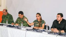 Encabeza reunión de trabajo con presidentas y presidentes municipales de Tierra Caliente y parte de la zona Norte 