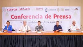El secretario de Turismo, y la gobernadora de Guerrero, Evelyn Salgado Pineda, informaron que el proyecto incluye la construcción del nuevo Hospital de Alta Especialidad del ISSSTE